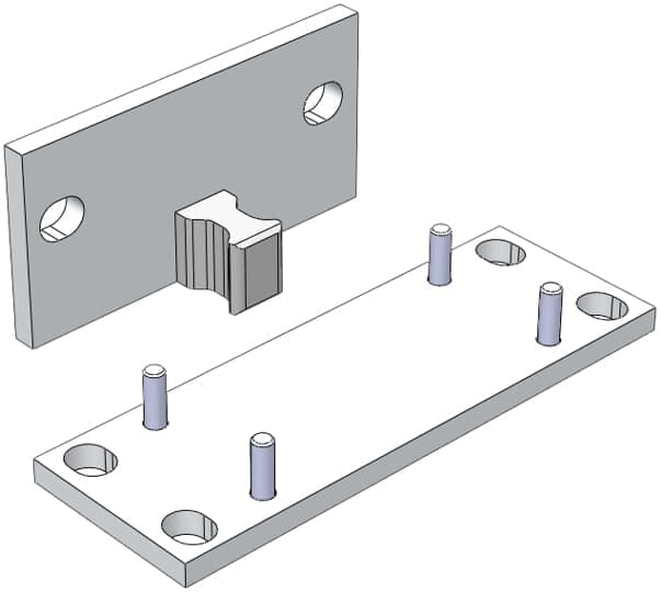 ABB - Mounting kit for Dalton and tongue DALTON FIXING KIT 1.