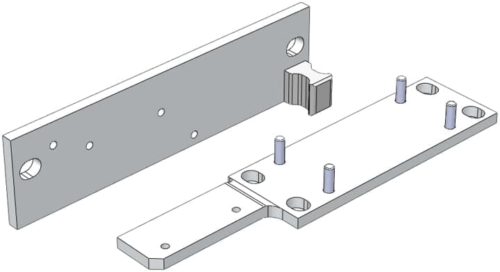 ABB - Mounting kit for Dalton, tongue, Adam and Eva DALTON FIXING KIT 2.