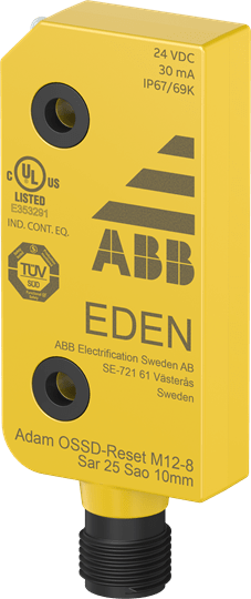 ABB - Position switch Adam OSSD-Reset M12-8 connector.