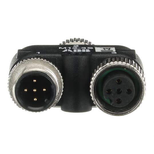 ABB - M12-3S Y-connector for cascade connection of DYNlink devices with StatusBus function.