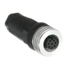 ABB - M12-C03 Straight M12-8 connettore femmina. Conn. 8P M12 femmina terminali A.