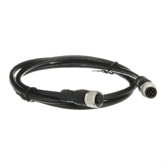 ABB - M12-C112 - Cavo con connettori femmina e maschio M12-5 dritti con cavo da 1 m SCH 1M.