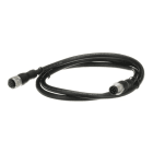 ABB - Straight M12-8 female + male connector with 1 m cable M12-C134 cable SCH 1m with M12 FEM connector.
