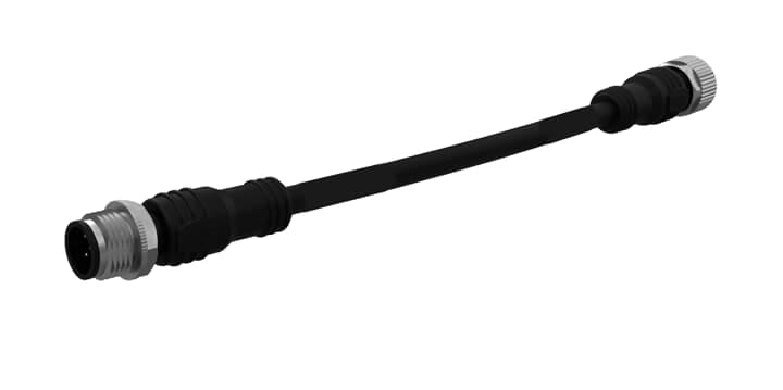 ABB - M12-C00612 60mm cable straight M12-5 female and male connectors