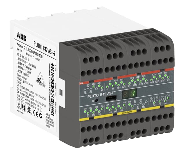 ABB - Pluto B42 AS-i Programmable safety controller, SAFETY-PLC AS-I BUS, 42.