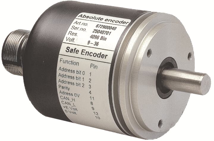 ABB - Encoder model RSA 597 with 1.5m cable for safe and precise data transmission.