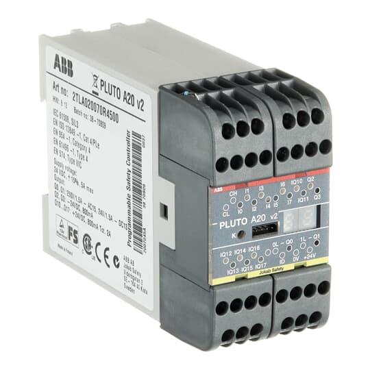 ABB - Pluto A20 v2 Programmable safety controller PLC DI SICUREZZA BUS E CORR.