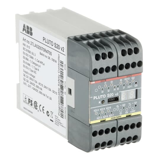 ABB - Pluto S20 V2 Programmable Safety Controller PLC di Sicurezza