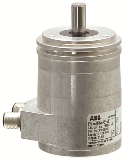 ABB - RSA 698 6mm solid Pluto safe encoder absolute multiturn shaft.