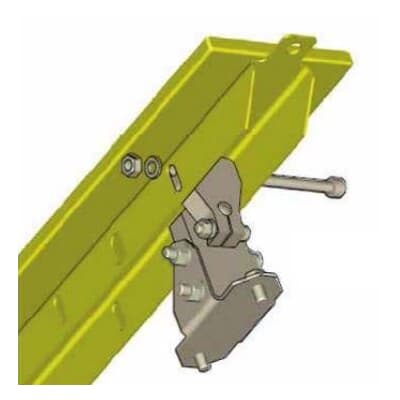 ABB - JSM Orion10 Mounting accessory Kit Orion1 Mirror on wall.