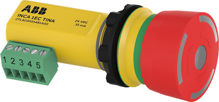 ABB - Inca 1 EC Tina Emergency Stop Button INCA 1 EC TINA 2TLA030054R1400
