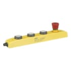 ABB - Push-button box with 1 emergency stop button and 3 push-buttons SMILE 41 EWWWP.