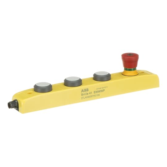 ABB - Push-button box with 1 emergency stop button and 3 push-buttons SMILE 41 EWWWP. 2TLA030057R0100