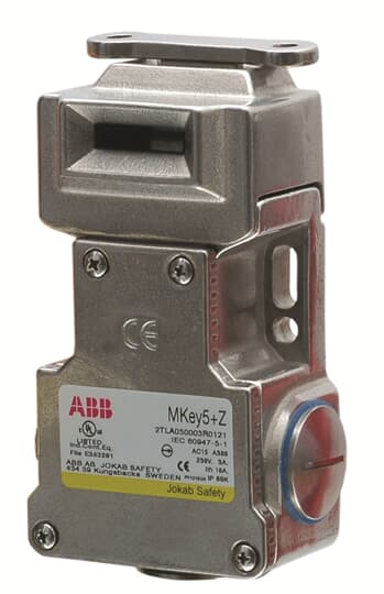 ABB - Safety interlock switch, MKEY5+Z, stainless steel body and head, 40N holding force.
