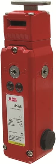 ABB - Safety lock with die cast body and head, 2000N holding force, MKEY8 24VDC, POWER TO UNLOCK, IP67.
