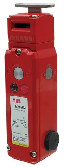 ABB - Process lock, die cast body and head, 2000N holding force, MKEY8M 24VDC, POWER TO LOCK, IP67.