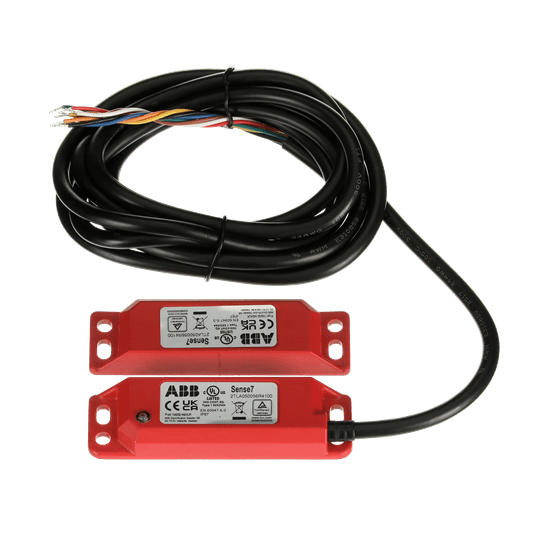 ABB - Non contact safety switch with 2m cable SENSE7 2M KABEL 2NC/1NO LED.