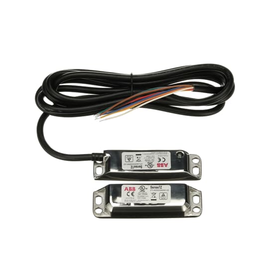 ABB - Non contact safety switch in stainless steel with 2m cable SENSE7Z, SS 2M CABLE, 2NC/1NO, LED.