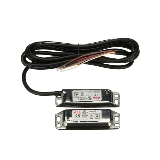 ABB - Non contact safety switch in stainless steel with 2m cable SENSE7Z, SS 2M CABLE, 2NC/1NO, LED.