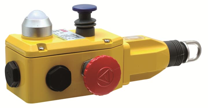 ABB - Pull wire emergency stop switch, 2NC+2NO, M20, button and LED LINESTRONG2 ESTOP/LED.