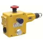 ABB - Pull wire emergency stop switch left hand, 4NC+2NO, M20, ESTOP and LED, LINESTRONG3L.