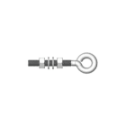 ABB - Eyebolt M8x1.25 Stainless Steel (8pcs) - EYEBOLT M8X1.25, STAINLESS STEEL (8PCS)