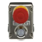 ABB - Emergency stop button 2NC+2NO, M20, LED, stainless steel, ESTRONGZ E-STOP 2NC/2NO, SS, LED.