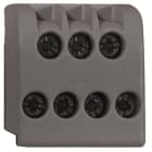 ABB - Contact block 7 poles grey, perfect for electricians and engineers.