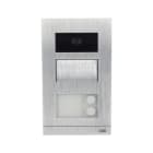 ABB - Mini video outdoor station, 2 buttons, ID, SM, aluminium P.E. IP 2 PULS. PAR. H81313P2-A.