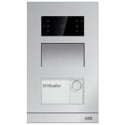 ABB - Mini video outdoor station, 2 buttons, ID, FM, aluminium P.E. mini IP 2 puls. ID inc. H81363P2-A.
