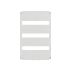 ABB - Aria64 Cover Plate (Punched) e Pannello Fineastrato Intero Aria64.