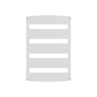 ABB - Aria 75 cover plate (punched) e pannello finestra intero per Aria75. 4TBA831085C0100