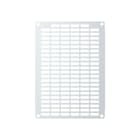 ABB - Aria 43 Mounting Plate (Steel) Perforated for Aria 43 Perforated Plate. 4TBA831333C0100