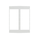 ABB - Aria 108 Cover PL e Supporto Pannelli Modulari per Ind Mod.