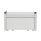 ABB - APO 51 Box con coperchio a portello IP67 RAL7035, resistente e affidabile per proteggere i tuoi dispositivi elettrici.