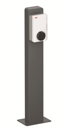 ABB - TAC pedestal single-wallbox Free-standing metal pedestal for 1 Terra AC charger RETTANGOLARE BASIC MET. PER.