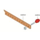 ABB - Barre in rame da 1000mm, sezione 20x5mm, per busbars. AA8010