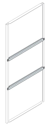ABB - N.2 plate reinforcement sections width 1200mm and 2 horizontal reinforcing plate length 1200mm.