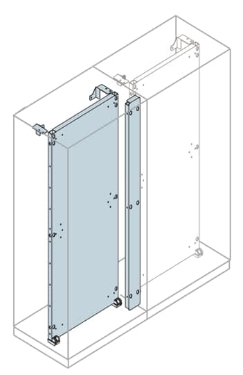 ABB - Kit di connessione per piastre di fondazione H=1800mm per un'installazione sicura e stabile.