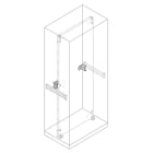 ABB - Kit for fixing standard back plate with n.2 intermediate reinforcements for plate attachment.