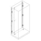 ABB - N°6 fixing back plate/uprights brakets RINFORZI INTERMEDI FISSAGGIO PIASTRA.