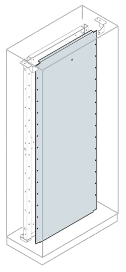 ABB - Piastra fondo contrappeso 1400x600mm (HXL) rear back plate 1400x600mm (HXW)