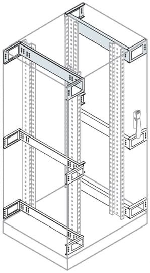 ABB - Traverse per montante rack superiore con profondità 1000mm.