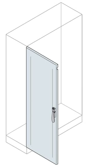 ABB - Porta cieca in acciaio doppia anta 1600x600 grigio chiaro HXL. EC1680FC6K