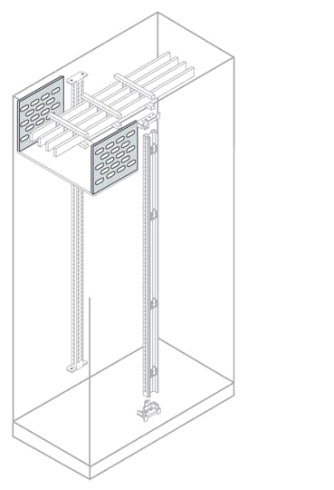 ABB - Vertical Partition Structure 200x800mm(HxW) Segregazione Vert. Barre Struttural=800mm.
