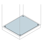 ABB - Piastra di chiusura pavimento 600x500mm con flangia per cavi fissi 600x500(LXP)