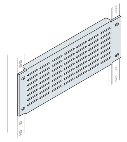 ABB - Pannello areato 2HE ventilated panel