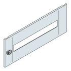 ABB - Pannello separatore cieco DIN 200x600 7035 frontale XCELLE 18 moduli.