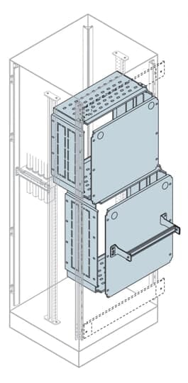ABB - Mount plate for separating DIN cells 200x800 (hxw) CUBICOLOXCELLE DIN 200x800 (HXL)