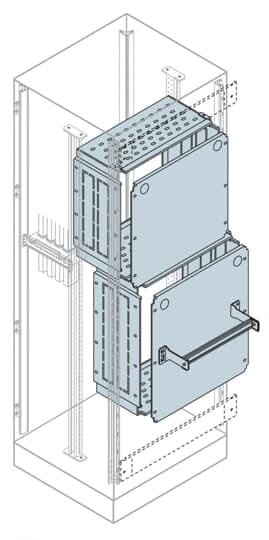 ABB - Mount plate and cubicle for cells, 400x600mm (HxWxL), designed for professionals in the industry.